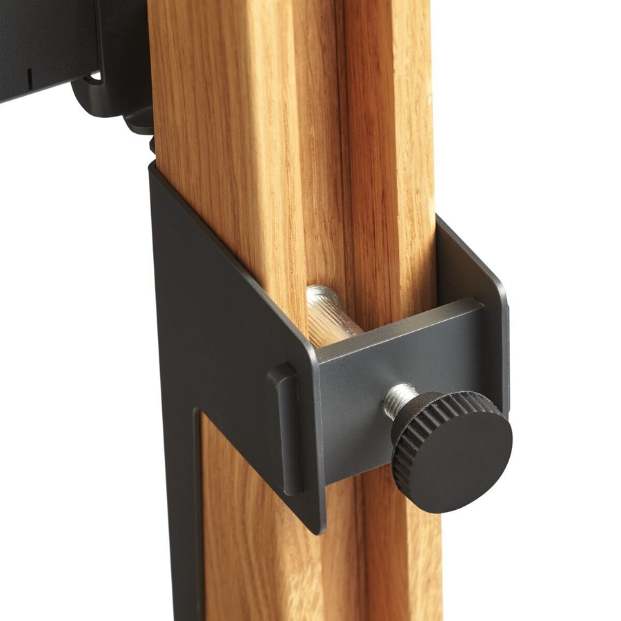 TVS 3695 | tv vloerstandaard | Eikenhoud & staal | 40-77" 3